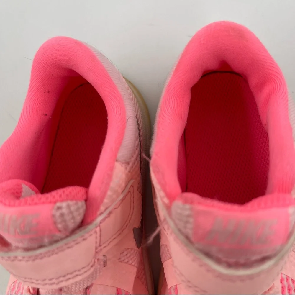 Nike Girl’s Revolution 4 - SZ 7C - Pink Hook & Loop Mesh Sneakers Shoes